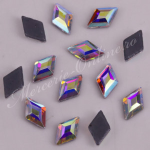 Cristale de Lipit forma Romb, 4x6.6mm, (20bucati/pachet) Cod:2288