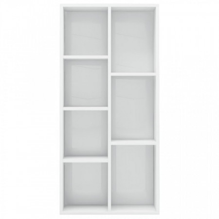 Biblioteca, alb extralucios, 50 x 25 x 106 cm, PAL - V801113V