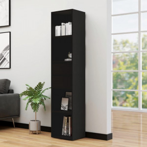 Biblioteca, negru, 36 x 30 x 171 cm, PAL - V802868V