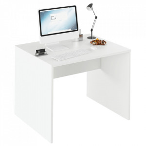 Birou, măsuţă, masă PC albă, 100 cm - TP260725
