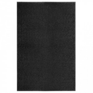 Covoras de usa lavabil, negru, 120 x 180 cm - V323414V