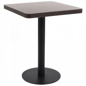 Masa de bistro, maro inchis, 60 x 60 cm, MDF - V286431V