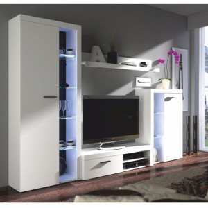 Mobilă albă de living - TP149991