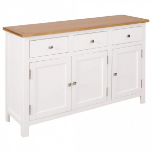 Servanta, 110 x 33,5 x 70 cm, lemn masiv de stejar - V247122V