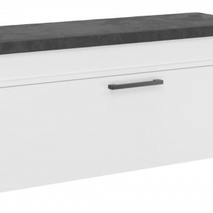 TEBAA105 - Bancuta, pantofar, 100x 35 x 49 cm, Alb, PAL