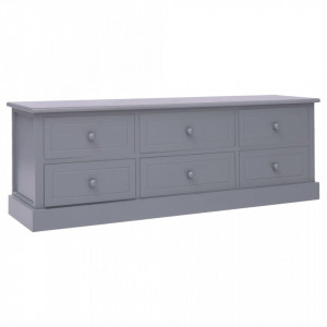 Banca de hol, gri inchis, 115 x 30 x 40 cm, lemn - V284126V