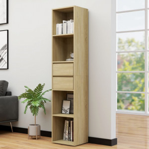 Biblioteca, stejar Sonoma, 36 x 30 x 171 cm, PAL - V802870V