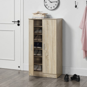 Dulap pantofi culoarea stejarului 14 perechi pantofi - P64003553