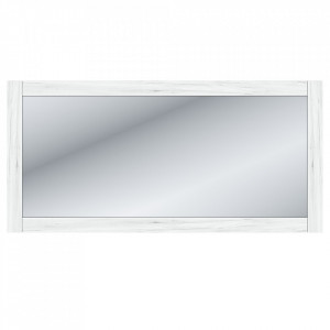 Oglindă de perete, alb craft, 124x60 cm - TP264008