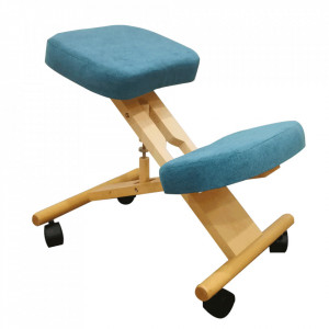 Scaun ergonomic, albastru, 46x65x52-72 cm - TP300220