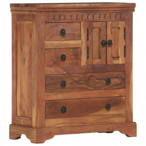 Servanta, 62 x 30 x 75 cm, lemn masiv de acacia - V248004V