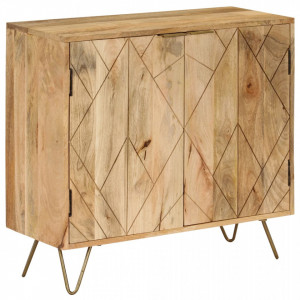 Servanta, 80 x 30 x 75 cm, lemn masiv de mango - V246155V