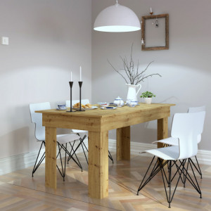 TEMAAR101 - Masa fixa 160 x 80 x 75 cm - Stejar Artisan