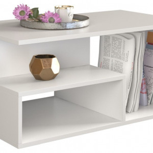 TEMCA102 - Masuta cafea 51 x 90 x 43 cm - Alb-Mat