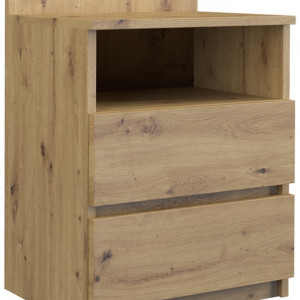 TENOAR103 - Noptiera 40 x 32 x 59 cm, Stejar Artisan