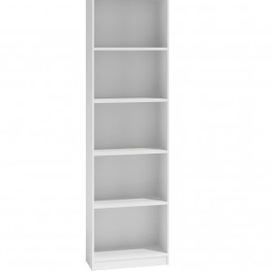 TERAA118 - Raft, rafturi, biblioteca, 40 x 30 x 182 cm, Alb, PAL