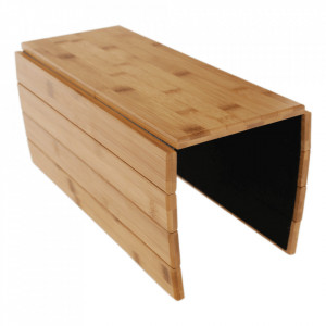 Zonă de depozitare/cotieră flexibilă canapea, bambus, natural - TP269803