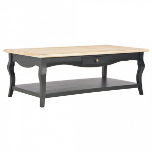 Masuta de cafea, negru, 110 x 60 x 40 cm, MDF - V280013V