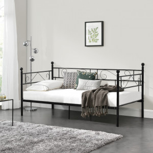 Pat metalic otel, negru - P57703376