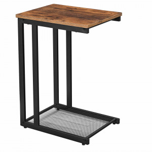 SOMI9 - Masuta auxiliara stil Industrial, 48 x 35 x 65 cm