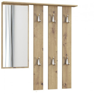TECUIAR108 - Cuier hol tip panou 99 x 111 cm - Stejar-Artisan