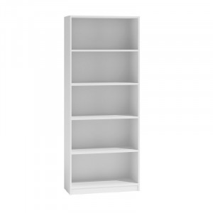 TERAA119 - Raft, rafturi, biblioteca, 60 x 30 x 182 cm, Alb, PAL