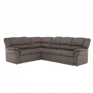 Colţar extensibil cu spaţiu pentru depozitare, maro, 270x220x93 cm - TP63789