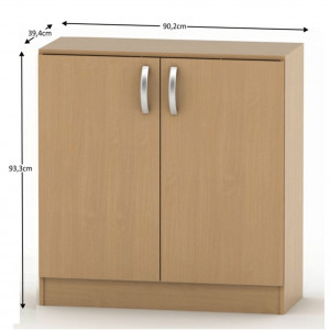 Comodă cu 2 uși, maro, 90x39x93 cm - TP3009999