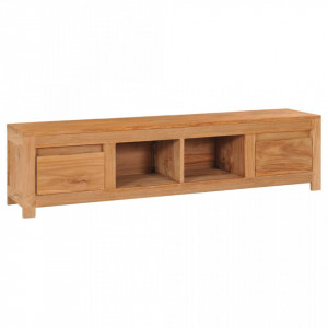 Comoda TV, 135 x 30 x 35 cm, lemn masiv de tec - V288901V
