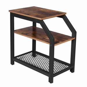 SOMI10 - Masuta auxiliara stil Industrial, 36 x 59.2 x 59.2 cm