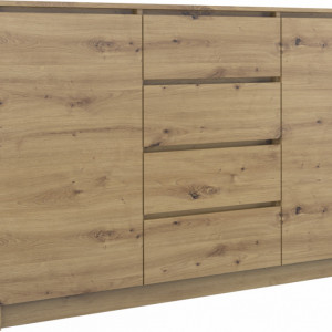 TECOAR115 - Comoda 140 x 40 x 97 cm, Stejar Artisan