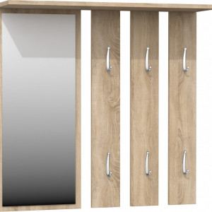 TECUIS111 - Cuier hol tip panou 85 x 82 x 15 cm - Sonoma