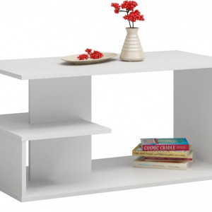 TEMCA108 - Masuta cafea 51 x 91 x 40 cm - Alb-Mat