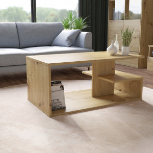 TEMCAR103 - Masuta cafea 51 x 91 x 40 cm - Stejar Artisan