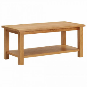 Masuta de cafea, 90 x 45 x 40 cm, lemn masiv de stejar - V289194V