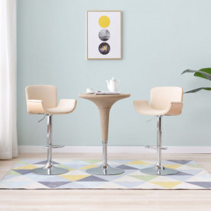 Scaun de bar, crem, piele ecologica - V287377V