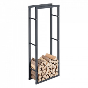 Suport lemne foc, gri, 60 x 150 x 25 cm - P71406191
