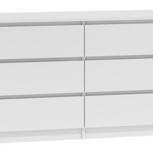 TECOA131- Comoda 138 x 40 x 77 cm, Alb-Mat