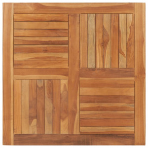 Blat de masa patrata, 90 x 90 x 2,5 cm, lemn masiv de tec - V48991V