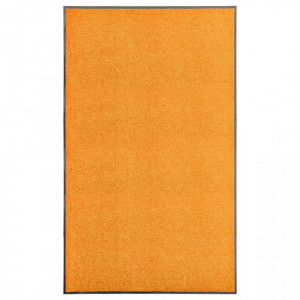 Covoras de usa lavabil, portocaliu, 90 x 150 cm - V323455V
