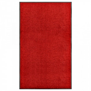 Covoras de usa lavabil, rosu, 90 x 150 cm - V323425V