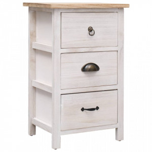 Dulap lateral, 35 x 25 x 57 cm, lemn de paulownia - V284076V