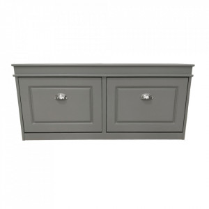 Pantofar, 2 compartimente, gri, 104x47x24 cm - TP289134