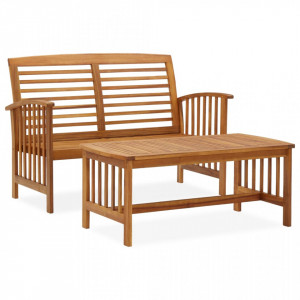 Set mobilier de gradina, 2 piese, lemn masiv de acacia - V310262V