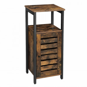 SOMI15 - Masuta auxiliara stil Industrial, 37 x 30 x 81 cm