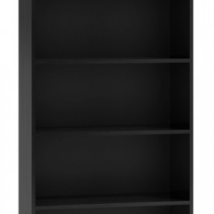 TERAN104 - Raft, rafturi, biblioteca, 80 x 30 x 182 cm, Negru, PAL
