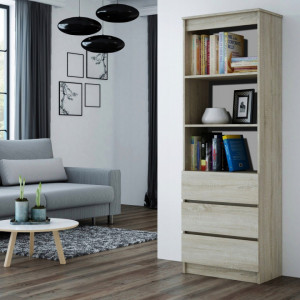TERAS106 - Raft, biblioteca 60 x 35 x 180 cm, Sonoma
