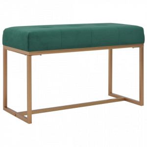 Banca, verde, 80 cm, catifea - V247555V