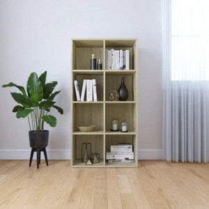 Biblioteca/Servanta, stejar Sonoma, 66 x 30 x 130 cm, PAL - V800156V