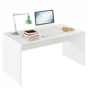 Birou, măsuţă, masă PC albă, 160 cm - TP260728